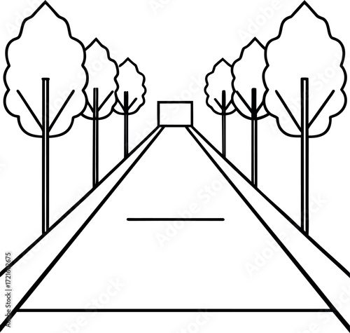 road in the city