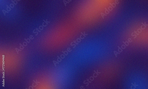 Abstract Blue Orange Gradient Grainy Texture Background image