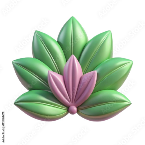 lotus flower isolated on white