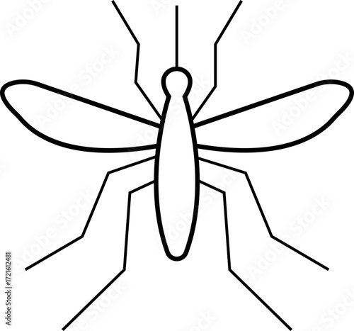 Mosquito with Spray Icon , Insect Control, Repellent, Pest Protection, Health, Safety, Bug Spray, Malaria Prevention, and Hygiene Symbols in Modern Vector Style, Malaria Danger Warning Signal