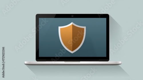 Cybersecurity shield protecting laptop data, safeguarding digital information and privacy in the modern age Free Download Cybersecurity shield protecting laptop data, safeguarding digital information and privacy in the modern age - GFXLoad