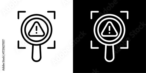 Analysis icon of a flat style vector 