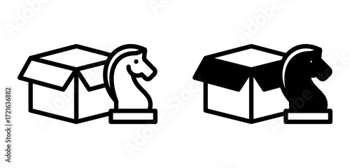 Product Strategy Icon Collection line & Mixed Style 