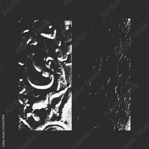 Plaster applied with a trowel, vector texture