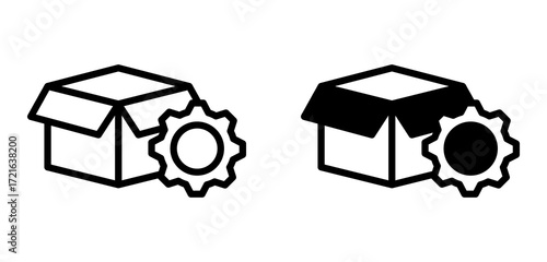Product Management Icon Collection line & Mixed Style 