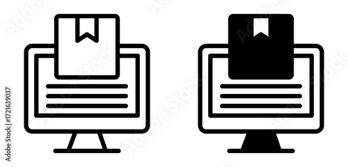 Online Product Icon Collection line & Mixed Style 