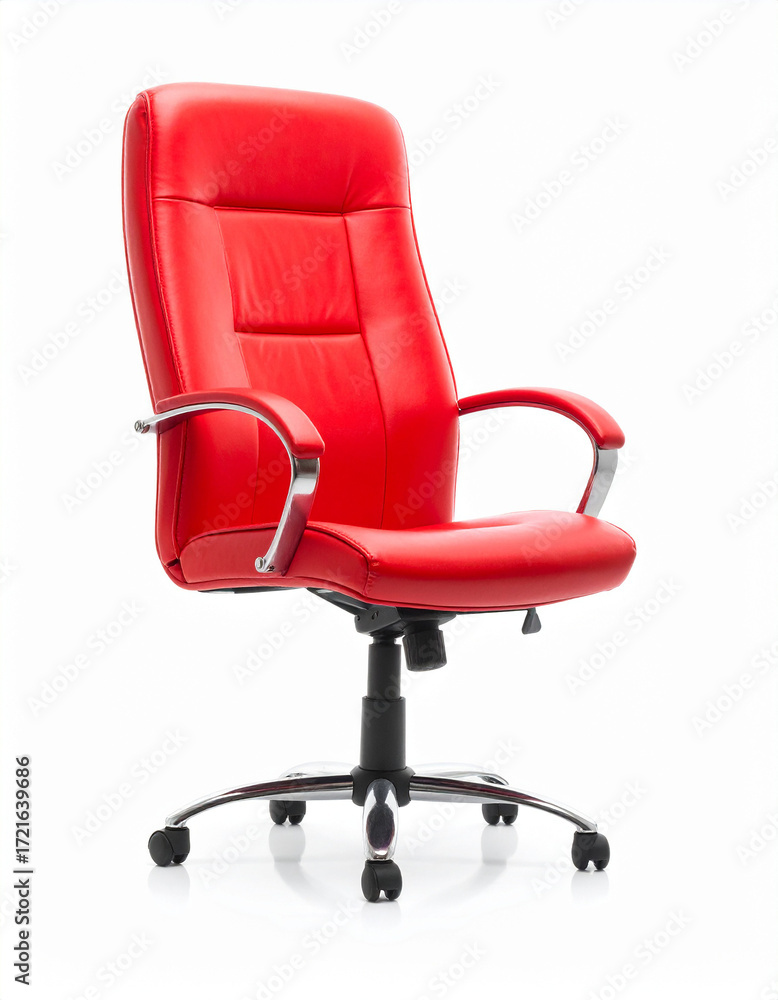 Naklejka premium Red Office Chair