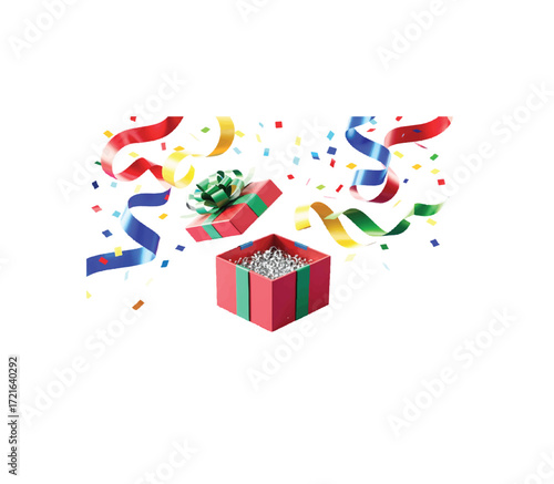 Celebrate special occasions with colorful confetti, ribbons, and gifts, perfect for birthdays, holidays, and festive events that bring joy and excitement