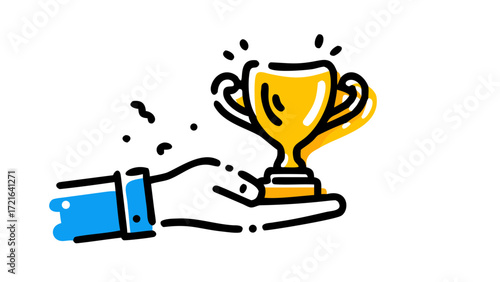 Trophy Hand A Symbol of Victory, Achievement, and Excellence
