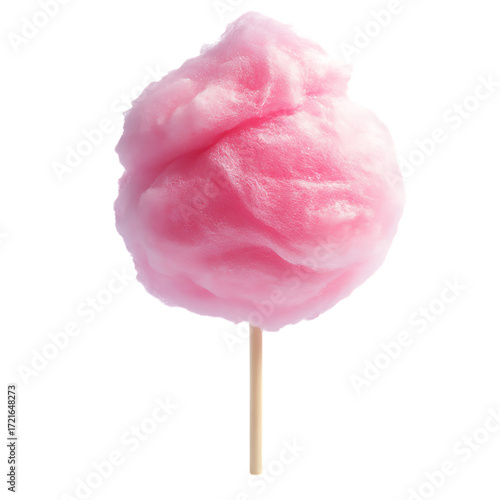 Tasty cotton candy isolated png