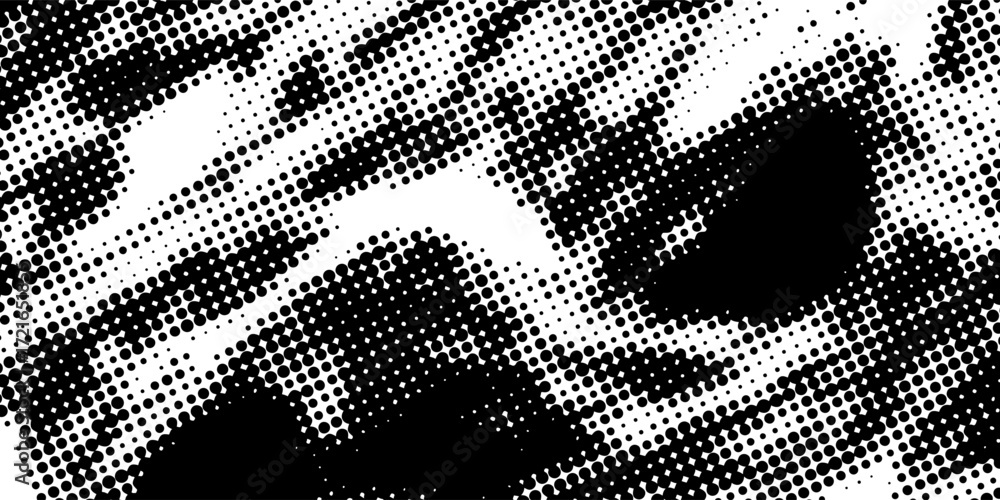 Fototapeta premium halftones background.Distress Dirty Damaged Spotted Circles Overlay Dots Texture . Grunge Effect .