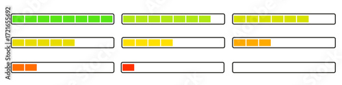 Loading bar. Progress bar vector