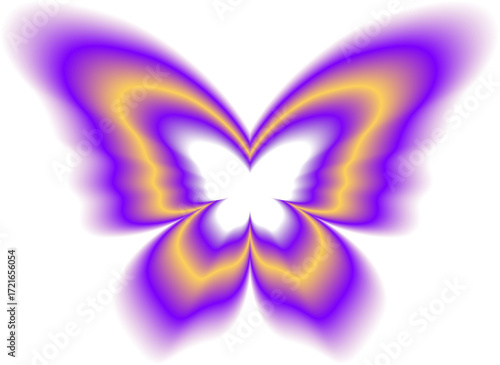 Y2k Gradient Butterfly