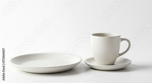 Wallpaper Mural Five stainless steel kitchen knives with silver handles magnetically attached to a wall-mounted strip on a white background. Torontodigital.ca