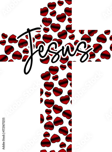 cross jesus t-shirt