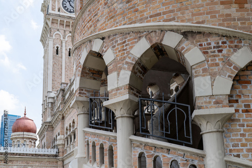 Photography Sultan Abdul Samad Building in Kuala Lumpur, Malaysia,  Located in front of Merd