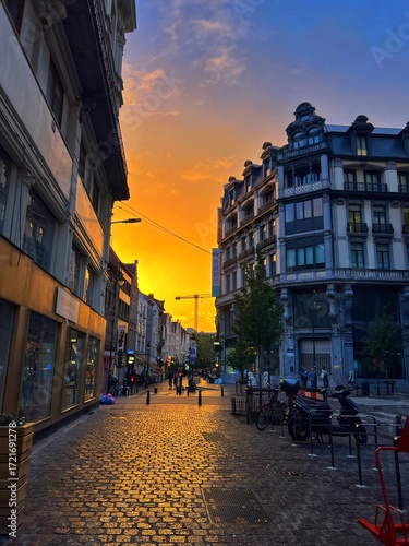 Photography street at night