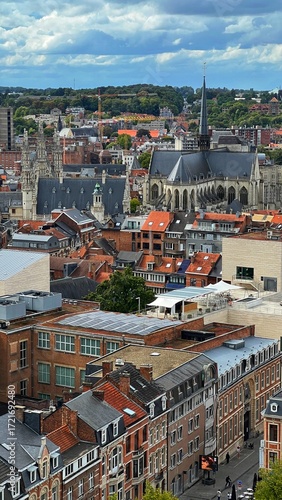 panorama of the old town of tallinn estonia