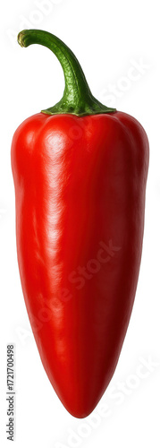 Red hot pepper pod.