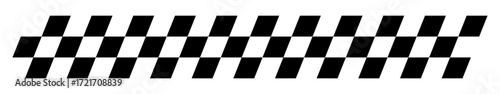 Race Flag. Checkered line. Racing concept. Black and white checker pattern