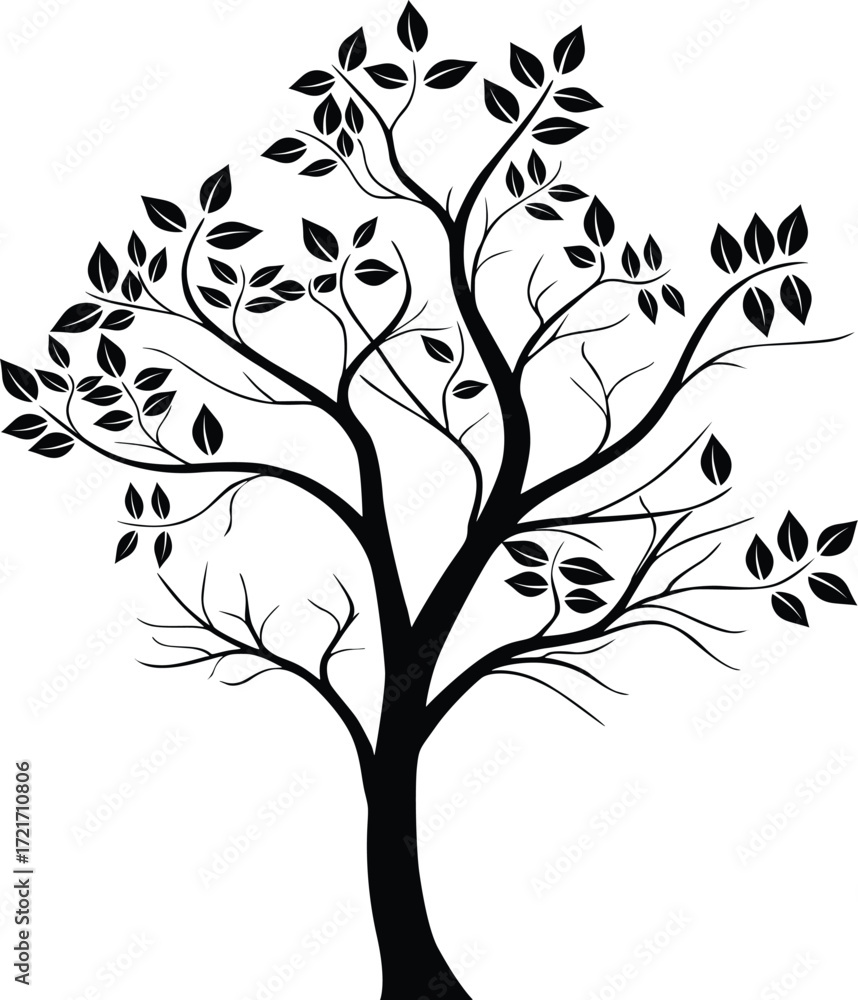 Obraz premium tree silhouette