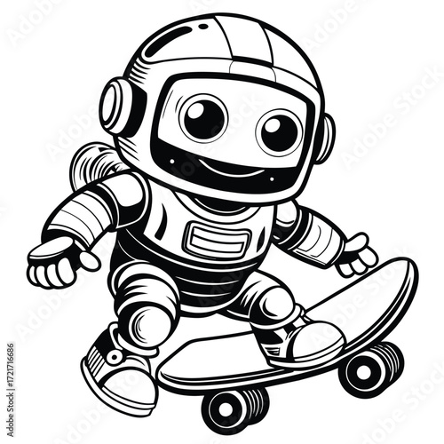 space rocket cartoon