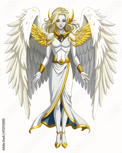White eagle real  ,white background