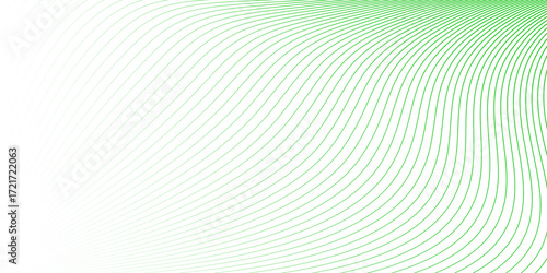 Vector Illustration of the pattern of green lines on white background. Eps10