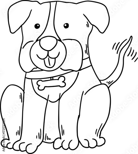 sketch dog