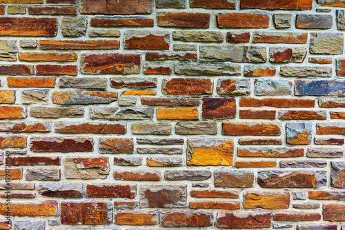 Wallpaper Mural Colorful stone wall useful for backgrounds. Stone wall texture Torontodigital.ca