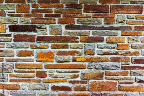 Wallpaper Mural Colorful stone wall useful for backgrounds. Stone wall texture Torontodigital.ca