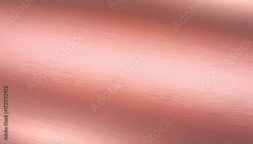 Brushed rose gold metal texture background, elegant and shiny surface