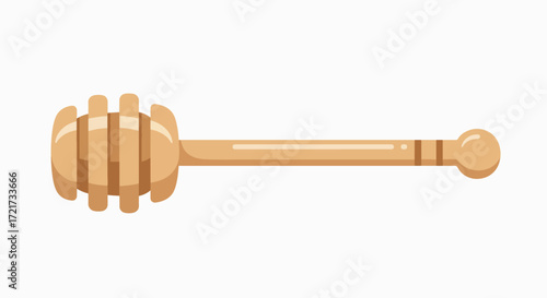 Honey Dipper: Rustic Wooden Honey Drizzle Tool