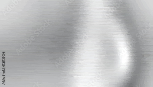 Silver Metal Texture Background with Brushed Steel Shine Effect