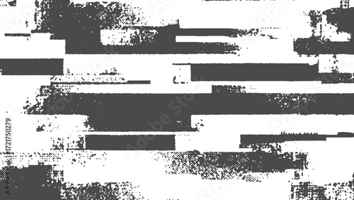 Rough black and white texture vector. Distressed overlay texture. Black isolated on white background. 
