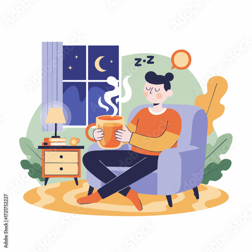 A Calming Herbal Tea Ritual Before Sleep