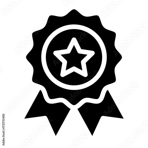 Page rank icon glyph style vector illustration