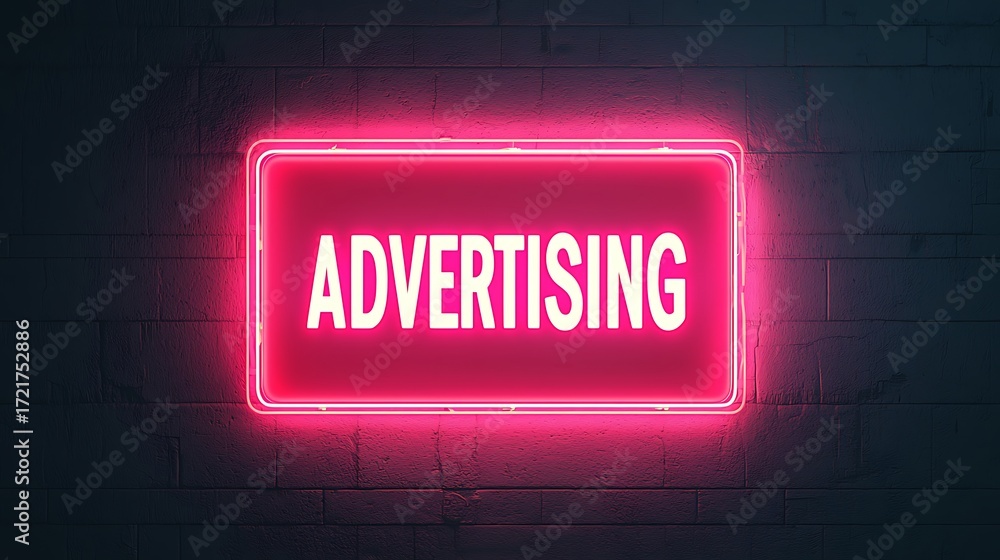 Fototapeta premium A neon sign displaying the word 