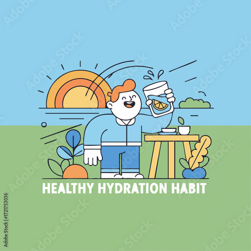 Starting the Day Hydrated and Refreshed