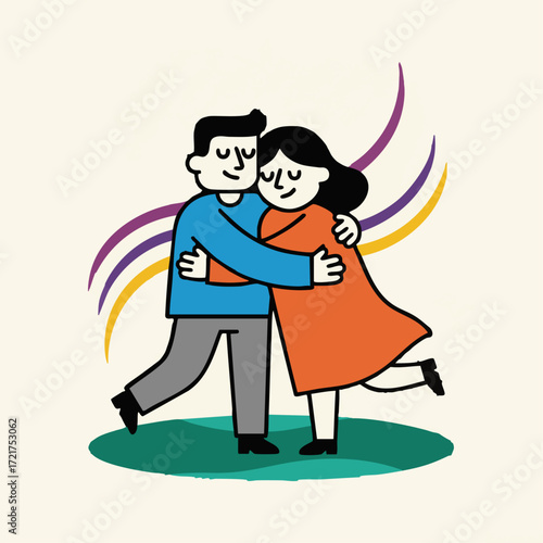 The Comfort of a Supportive Embrace