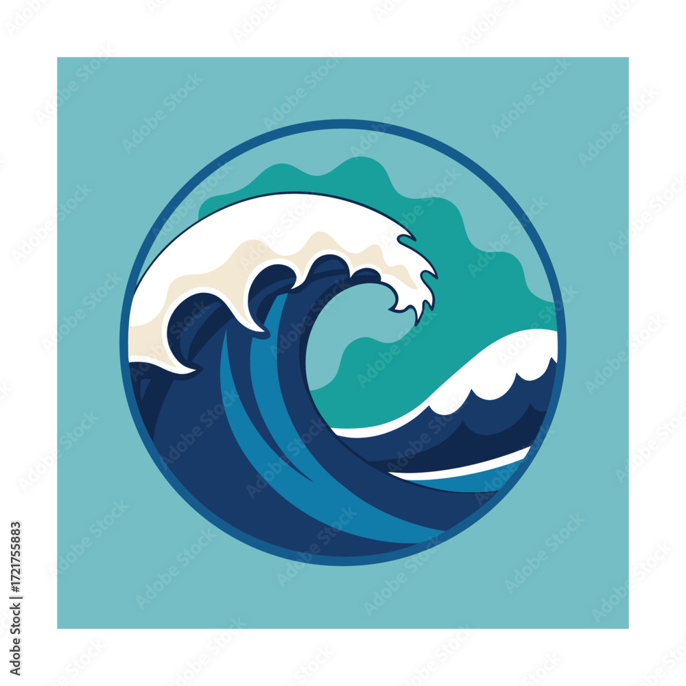 Obraz premium Ocean wave crest