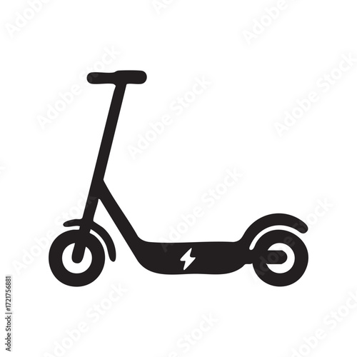 Sleek Electric Scooter Symbolizing Eco Friendly Urban Transportation and Modern Sustainable Commuting Solutions for City Dwellers