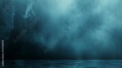 Abstract Underwater Scene with Light Rays.
