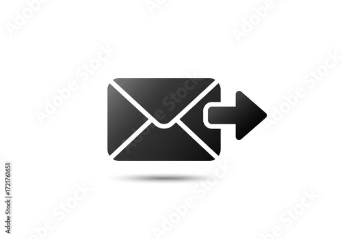 Free Download Send email icon representing outgoing communication and digital messaging for business and personal use - GFXLoad