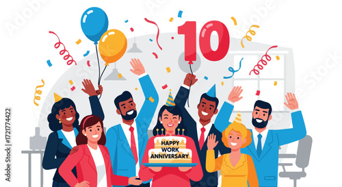 Celebrating 10 Years A Team's Anniversary Milestone