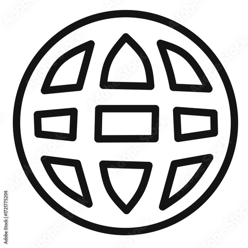 Credit Card Icon for Payment and Financial Transaction