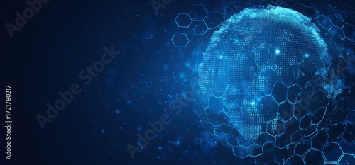 Abstract digital representation of Earth (8)