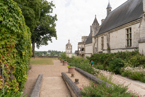 Jardins de la Cité Royale de Loches, centre Val de Loire, France, Europe