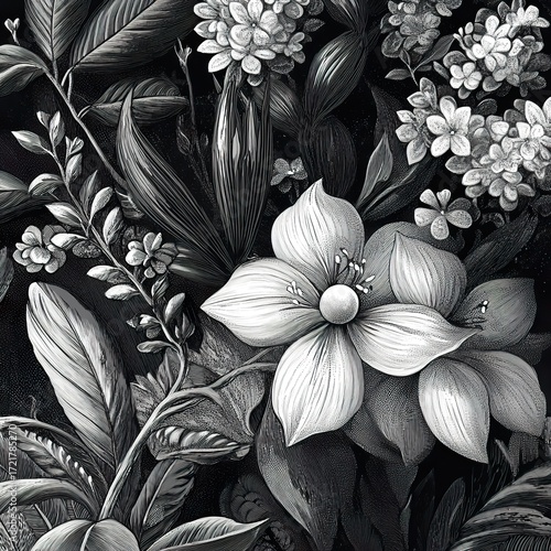  flower, floral, vector, nature