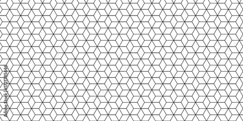 Abstract vector grid line box and metal cube creative geometric fabric tiles gradient web triangle diamond honeycomb hexagon art design.